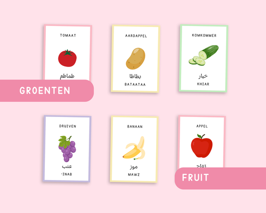 Arabische woordenschat kaarten
