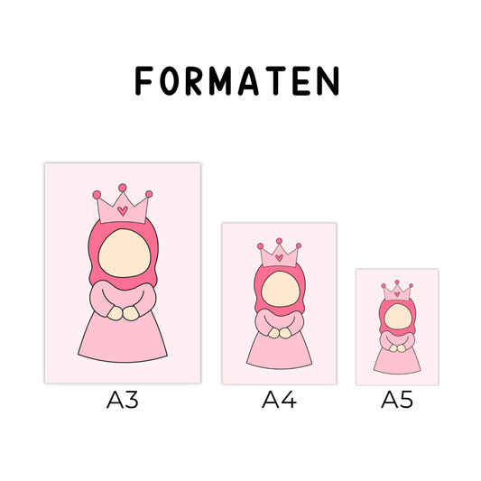 Prinses poster set