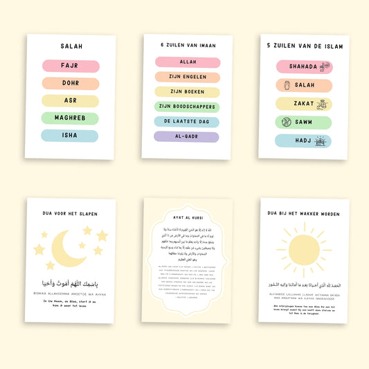 Educatieve poster set