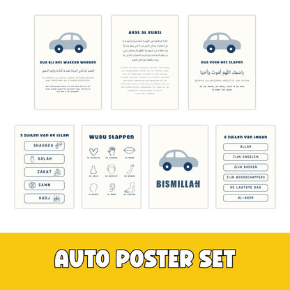 Auto poster set