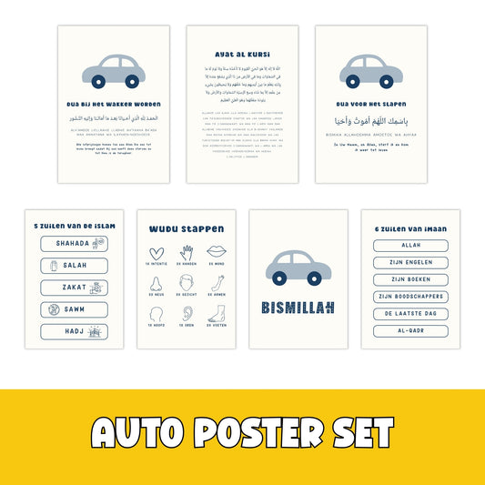 Auto poster set