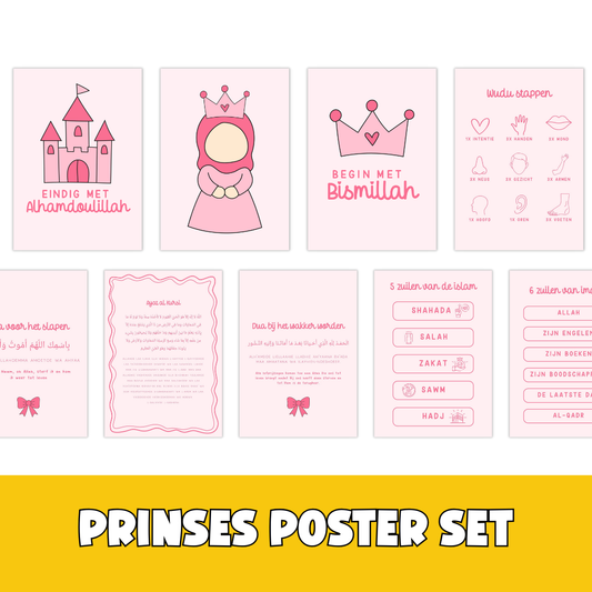 Prinses poster set