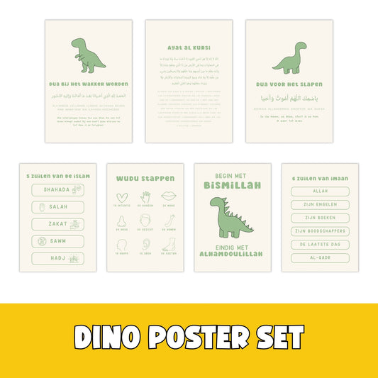 Dino poster set