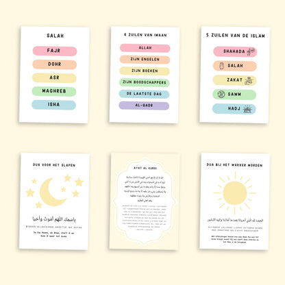 Educatieve poster set