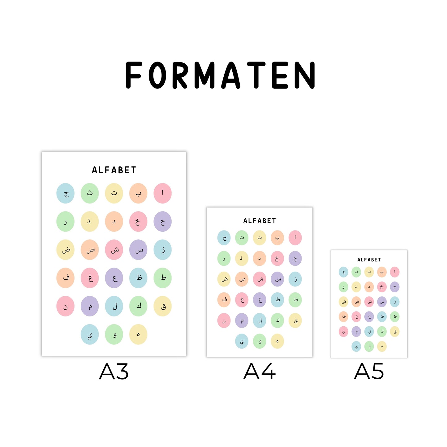 Educatieve poster set